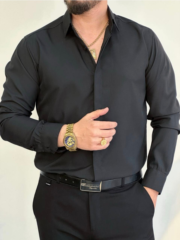 پیراهن آستین بلند پارچه دوشین لاین VIP رنگ کرم نسکافه سایزM تا ۵XL